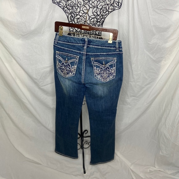 Nine West Jeans Annette Straight Leg Size 8 - Picture 2 of 8